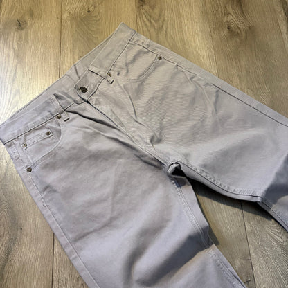 Custom Grey Flared Jeans